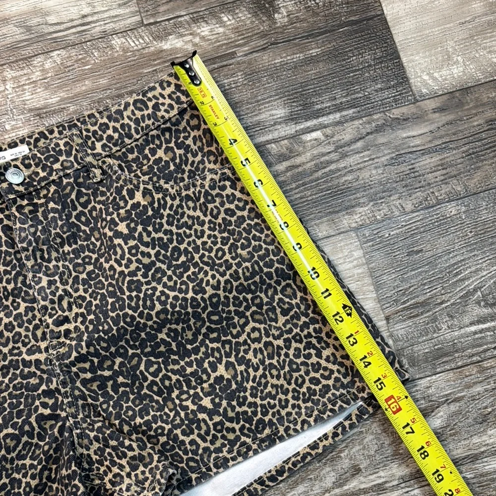 MNG Women's Leopard Print Shorts, Sise - Picture 6 of 9